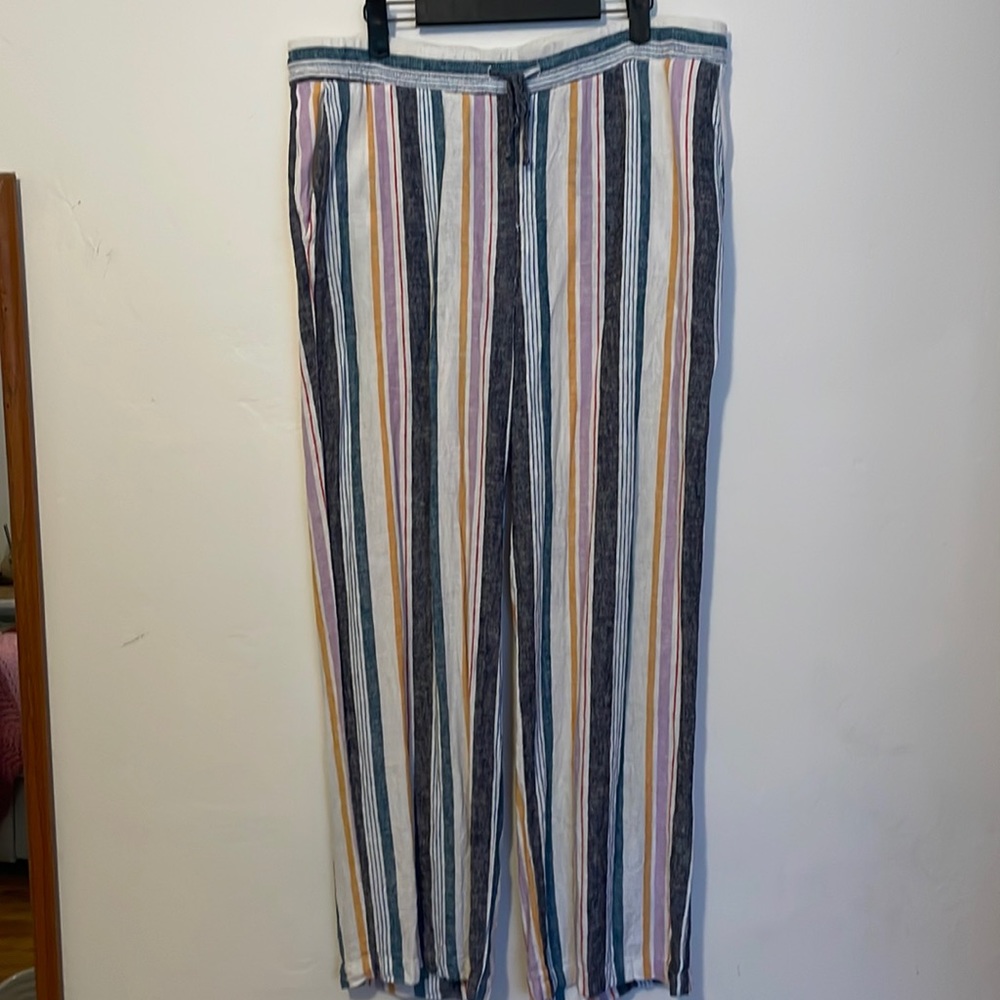 Cute beach drawstring pants!